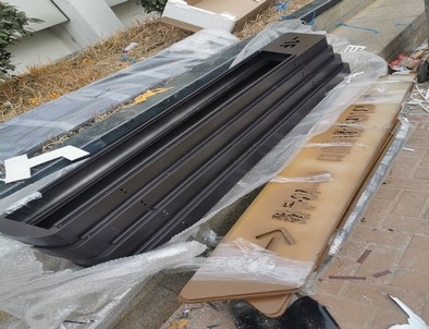 张掖张掖停车场不锈钢灯箱